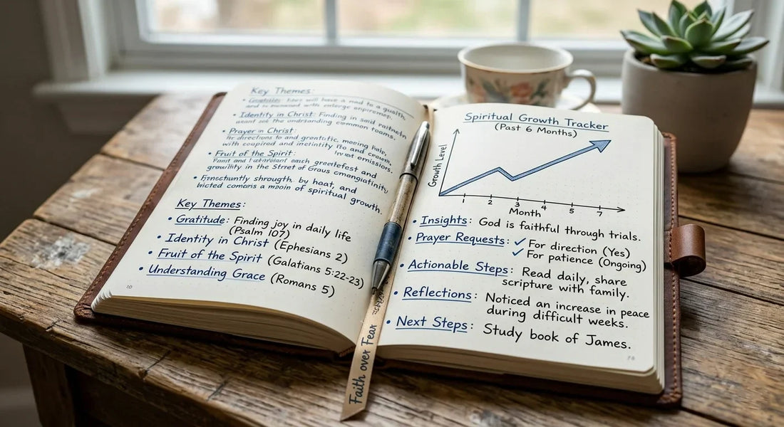 How to Use a Bible Study Journal to Track Your Spiritual Growth