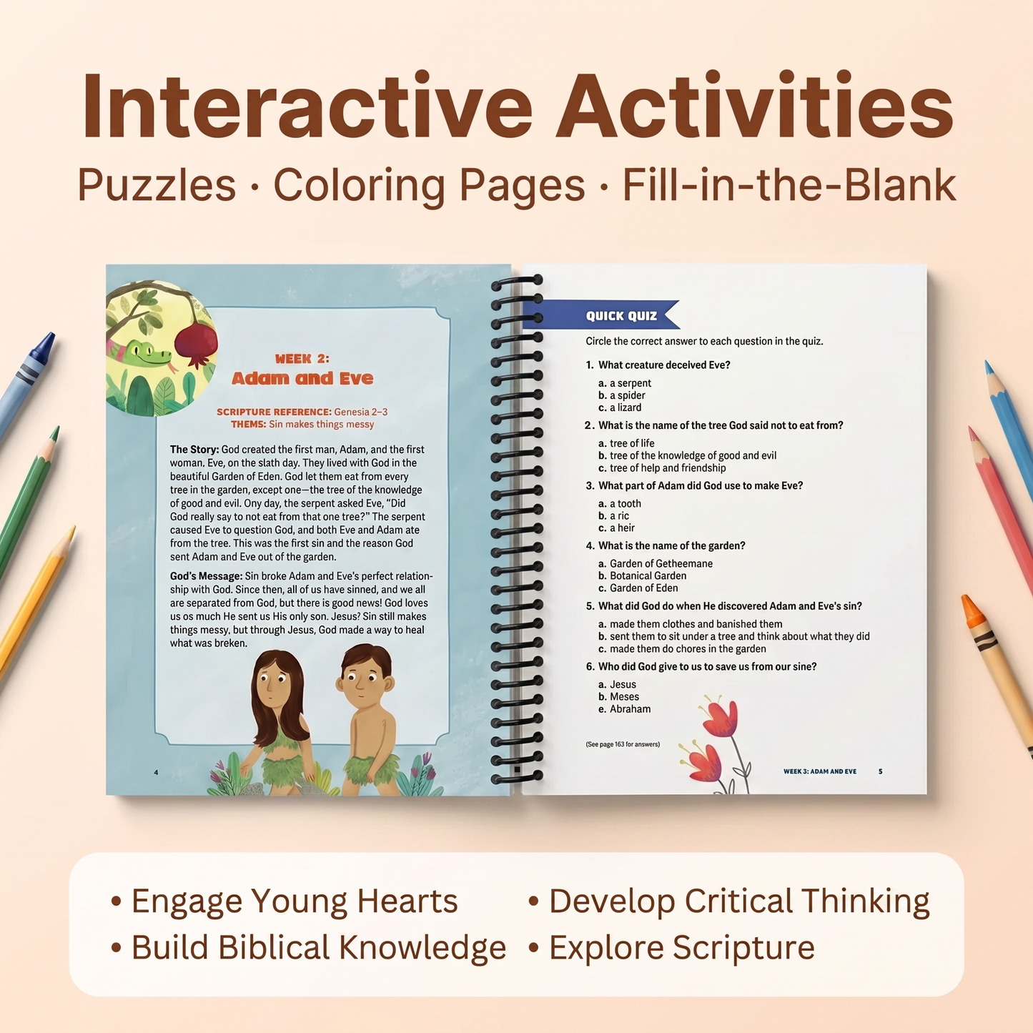 Bible Study Workbook for Kids