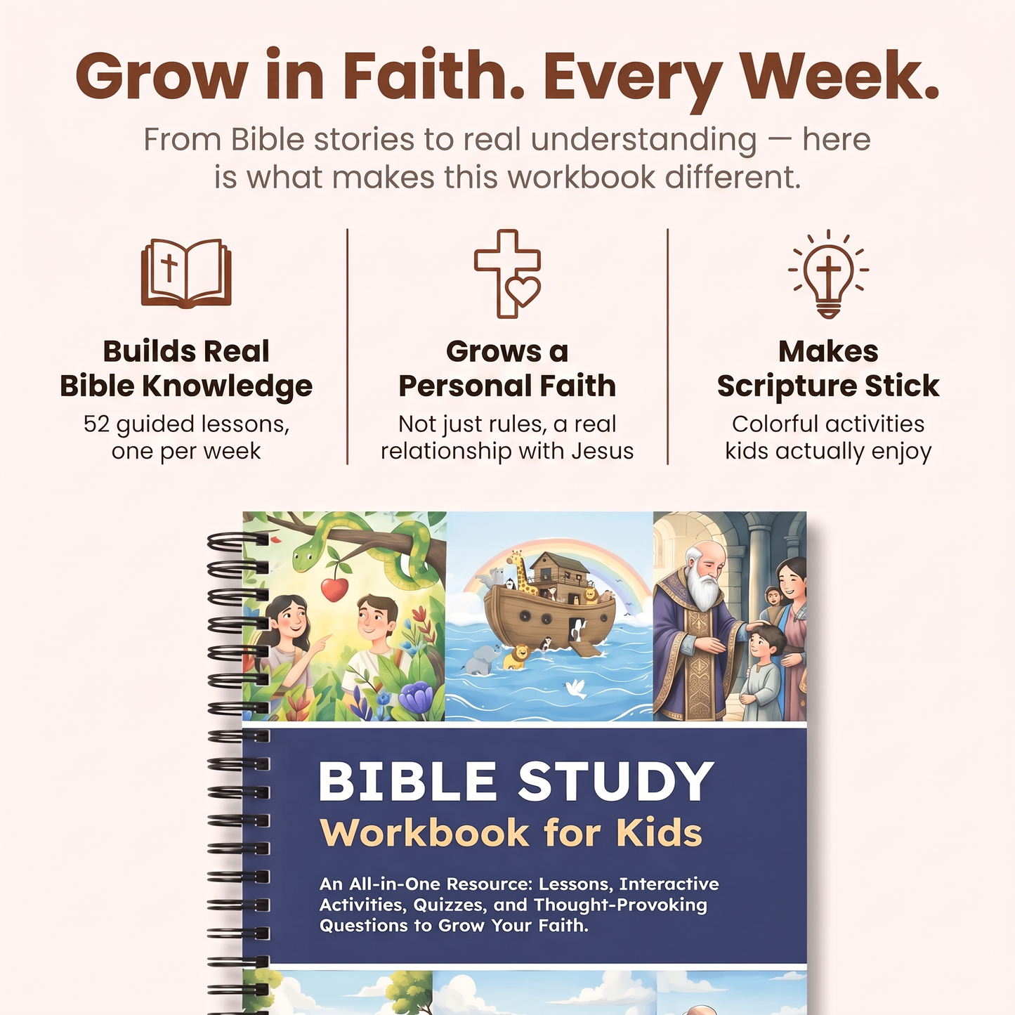 Bible Study Workbook for Kids
